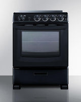 24" Wide Electric Smooth-top Range