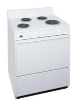 30 in. Freestanding Electric Range in White