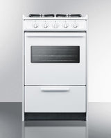 20" Wide Gas Range