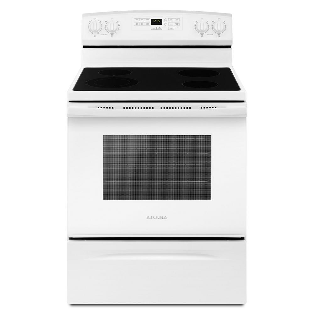 30-inch Amana® Electric Range with Extra-Large Oven Window