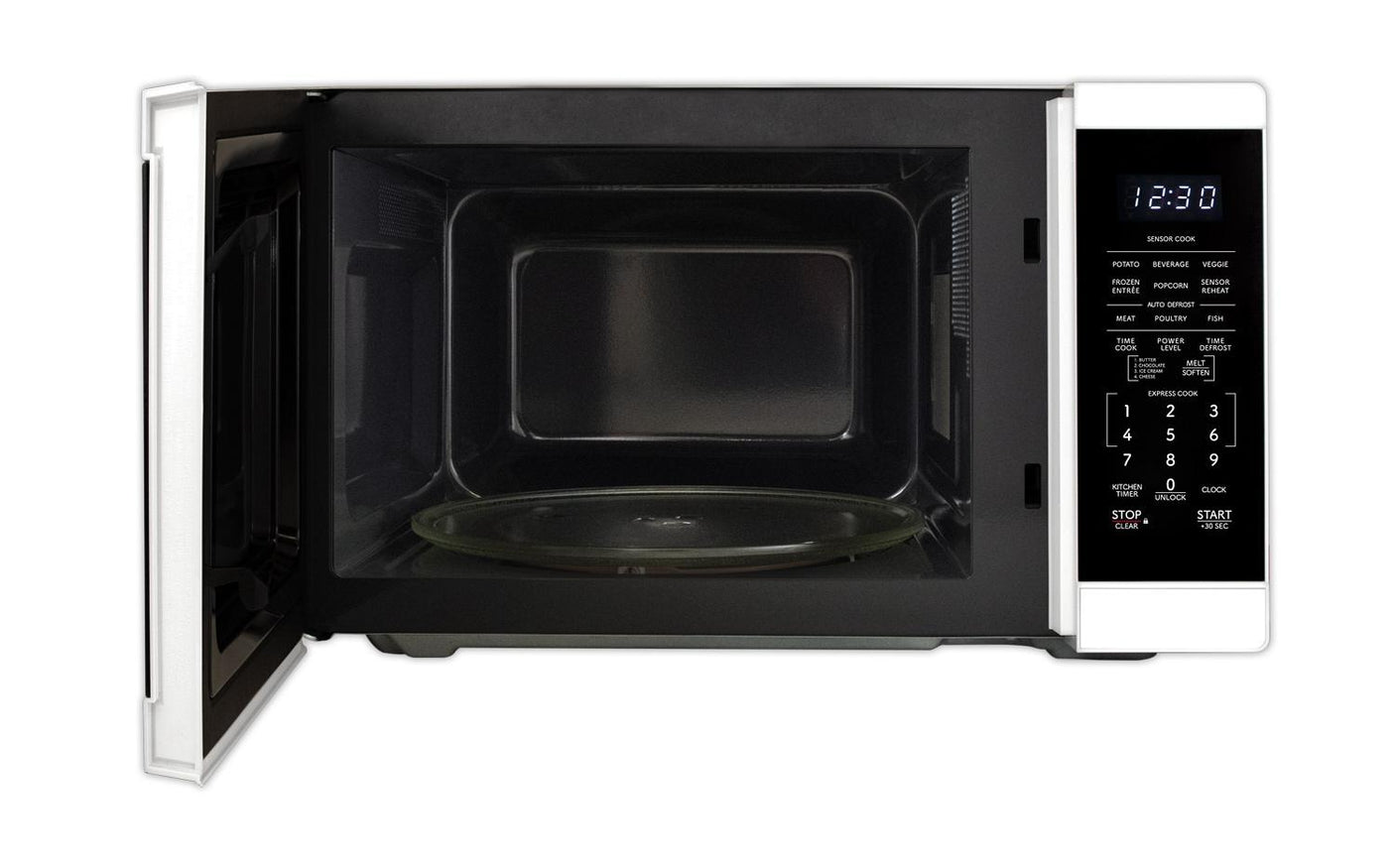 Sharp 1.4 cu. ft. 1100W White Countertop Microwave Oven