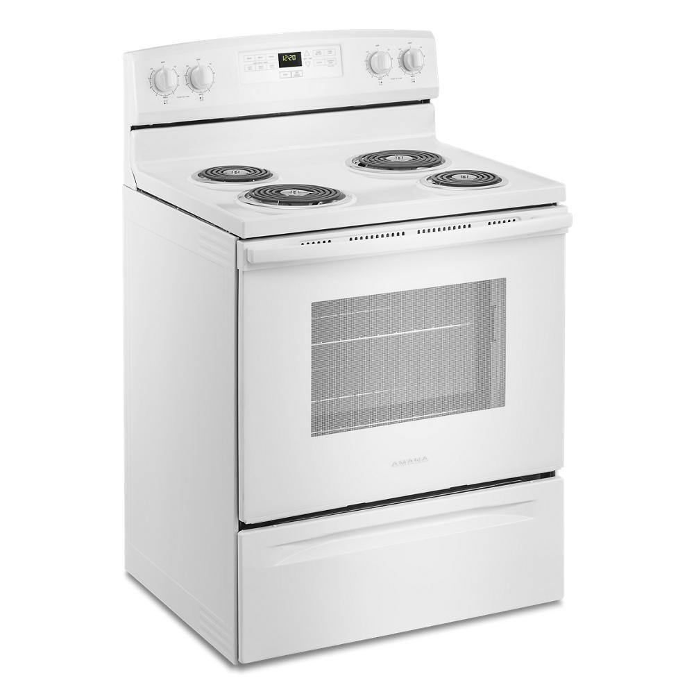 30-inch Amana® Electric Range with Bake Assist Temps