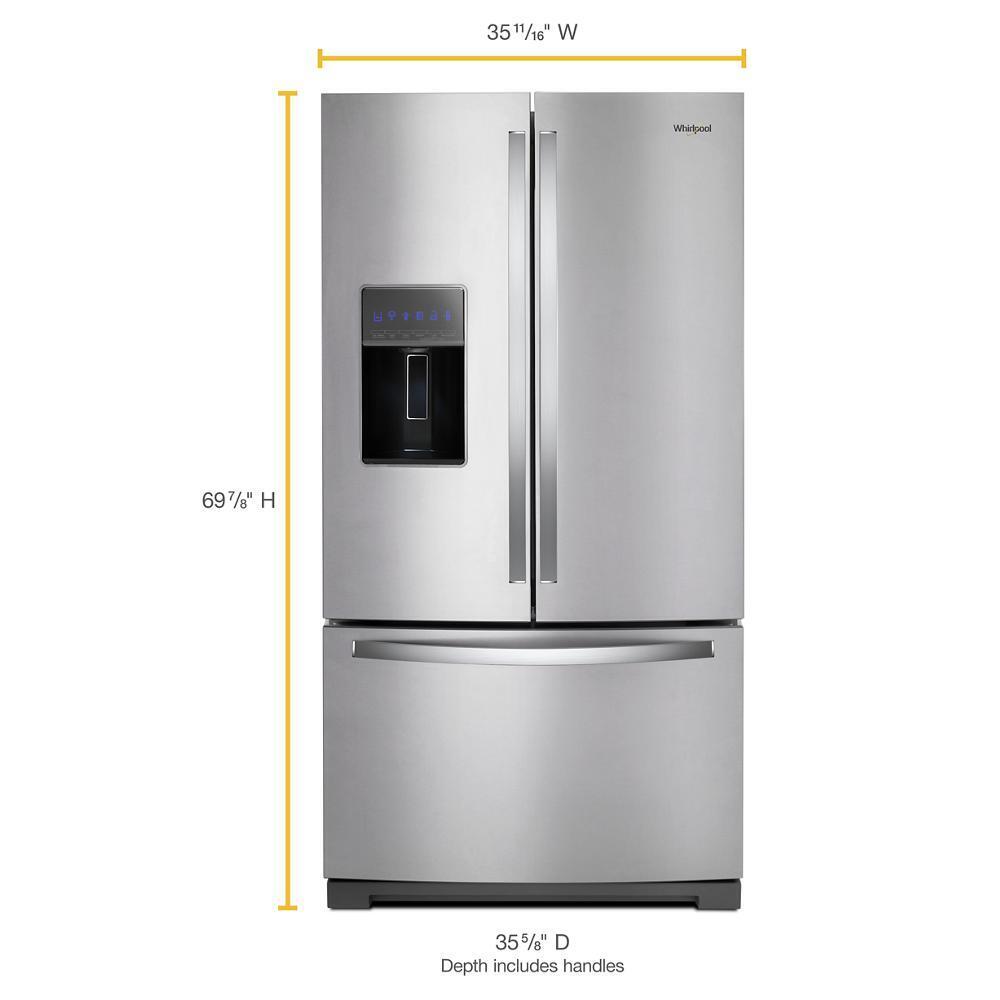 36-inch Wide French Door Refrigerator - 27 cu. ft.