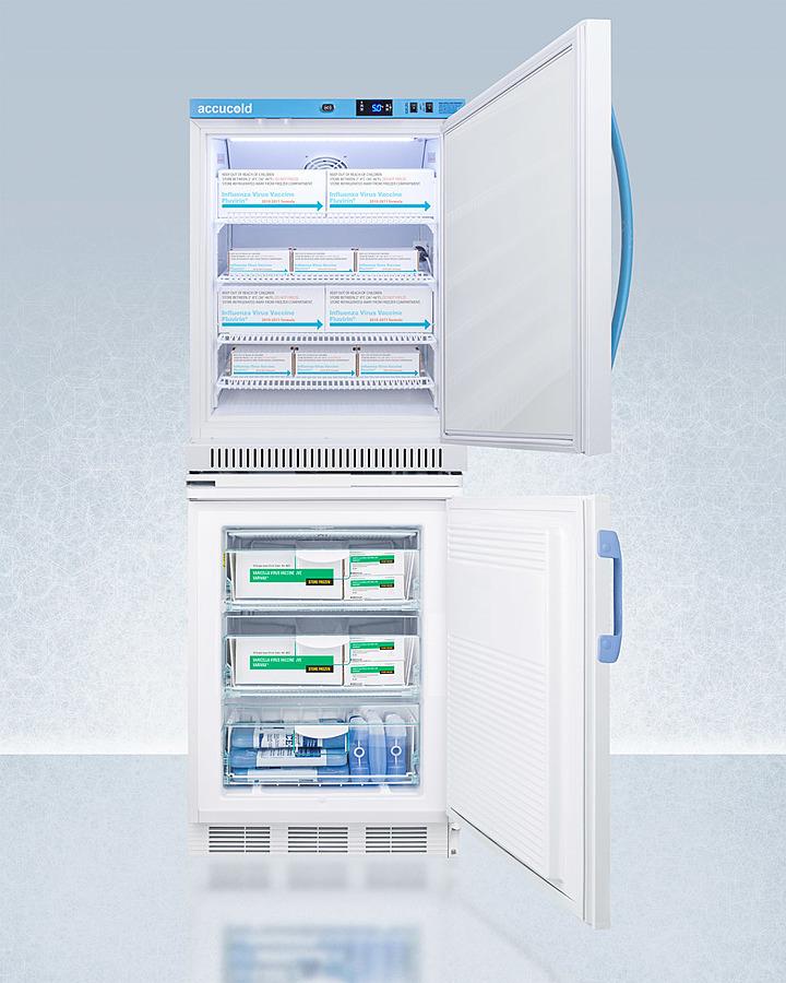 24" Wide All-refrigerator/all-freezer Combination