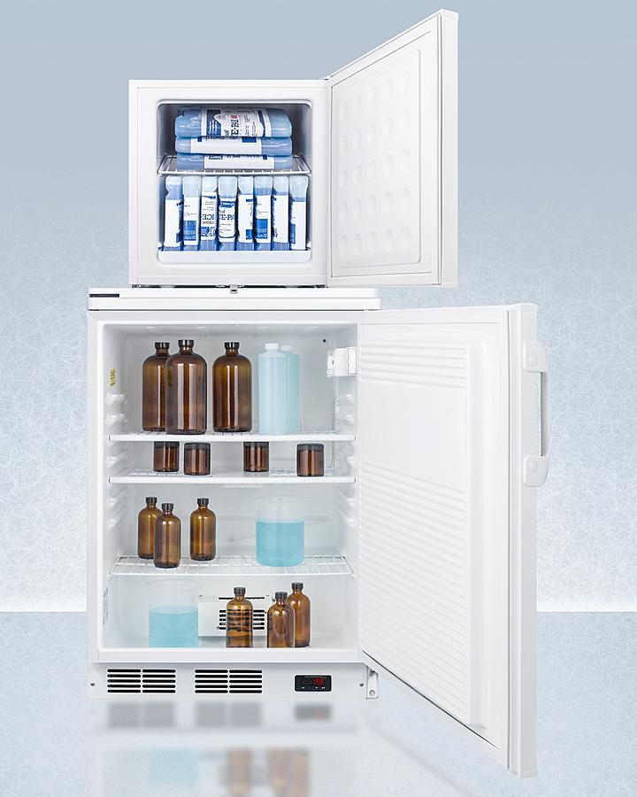 24" Wide All-refrigerator/all-freezer Combination