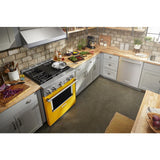 KitchenAid® 30'' Smart Commercial-Style Gas Range with 4 Burners