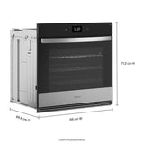 4.3 Cu. Ft. Single Smart Wall Oven with Air Fry