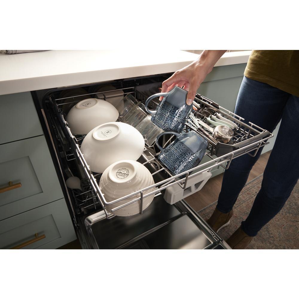 Eco Series Quiet Dishwasher with a washing 3rd Rack & Water Repellent Silverware Basket