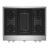 NOIR™ 36" Gas Professional-Style Rangetop with Grill