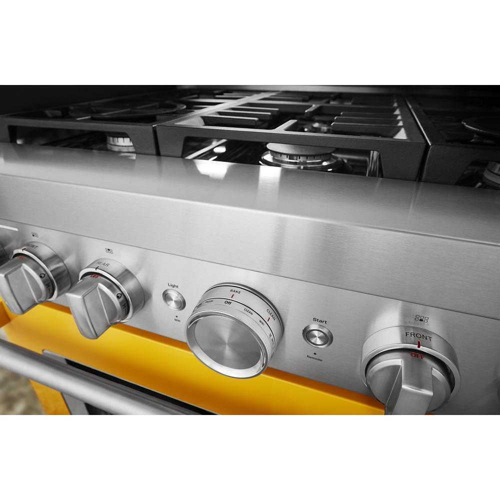 KitchenAid® 36'' Smart Commercial-Style Dual Fuel Range with 6 Burners