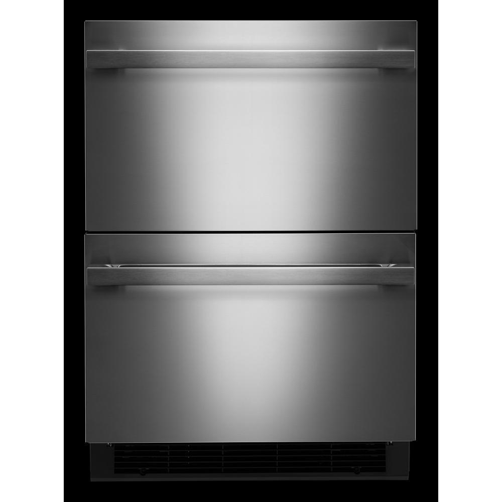 NOIR 24" Double-Refrigerator Drawers