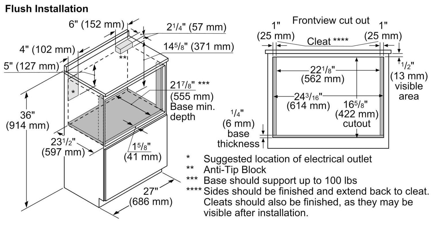 800 Series, 24" Drawer Microwave