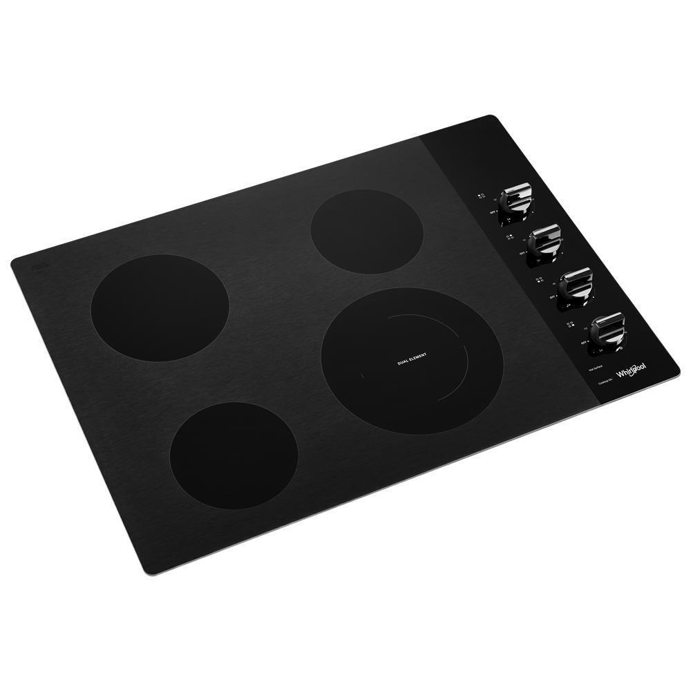 30-inch Electric Ceramic Glass Cooktop with Dual Radiant Element