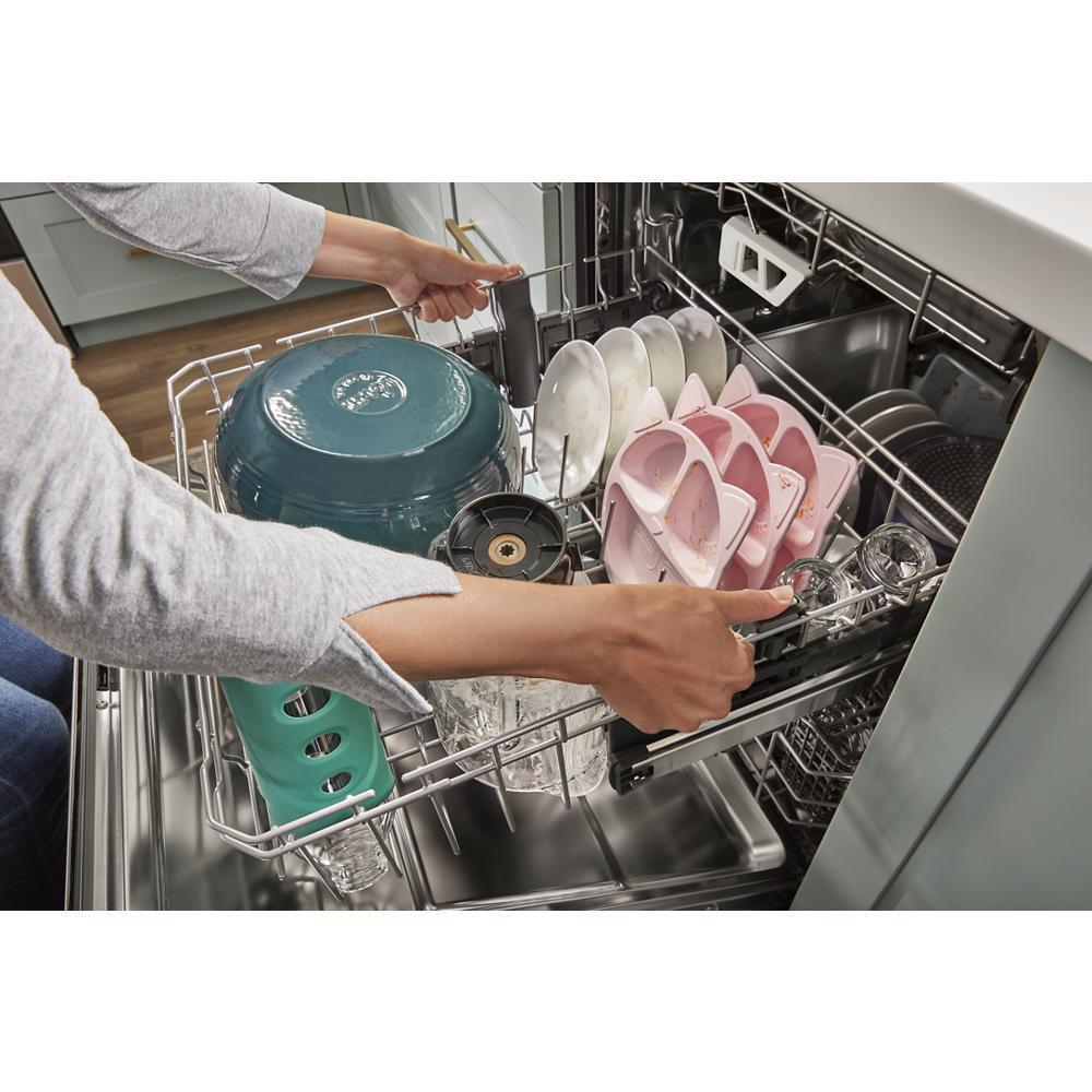 Eco Series Quiet Dishwasher with a washing 3rd Rack & Water Repellent Silverware Basket