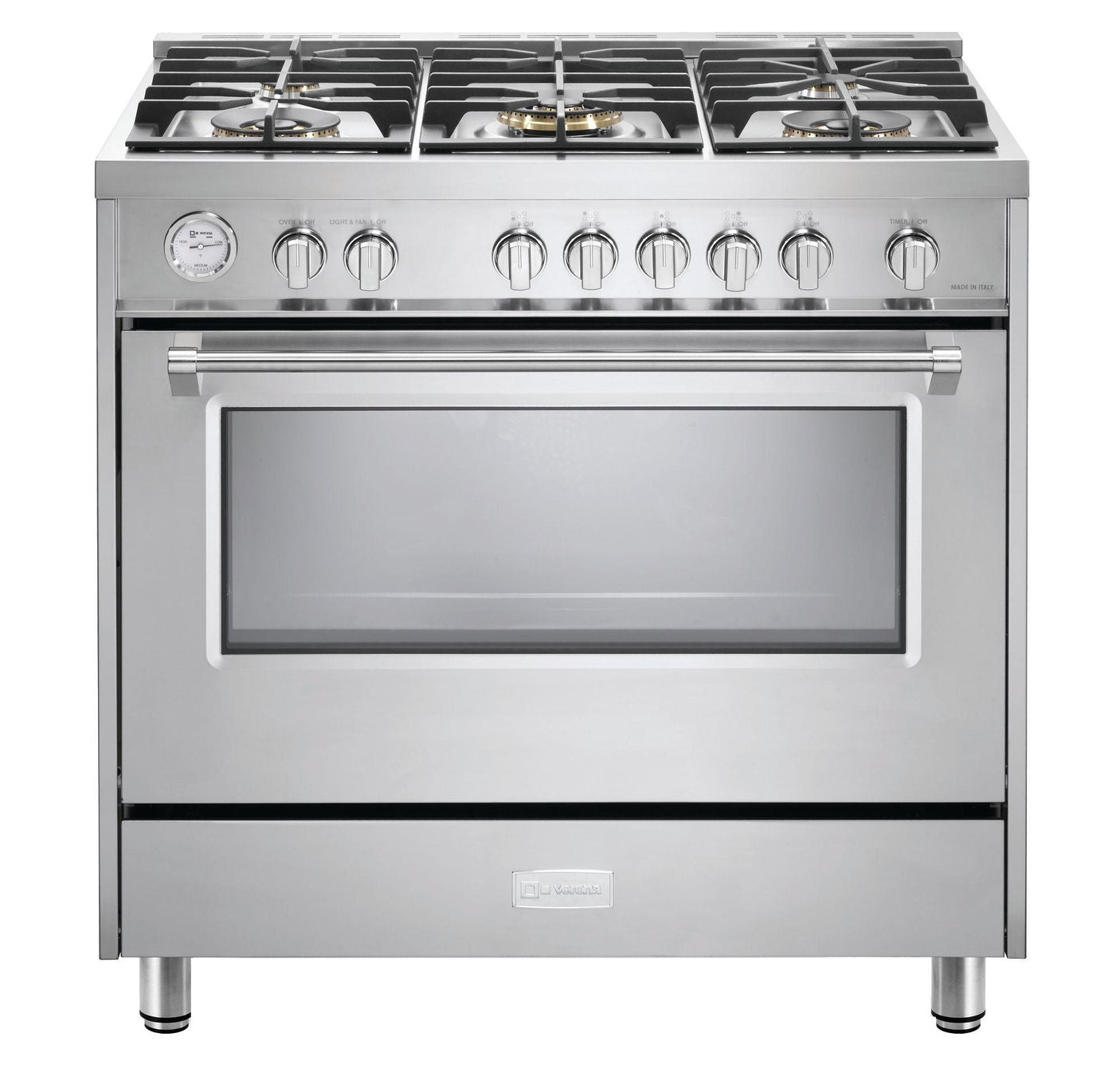 Designer 36" Gas Single Oven Range - Stainless Steel