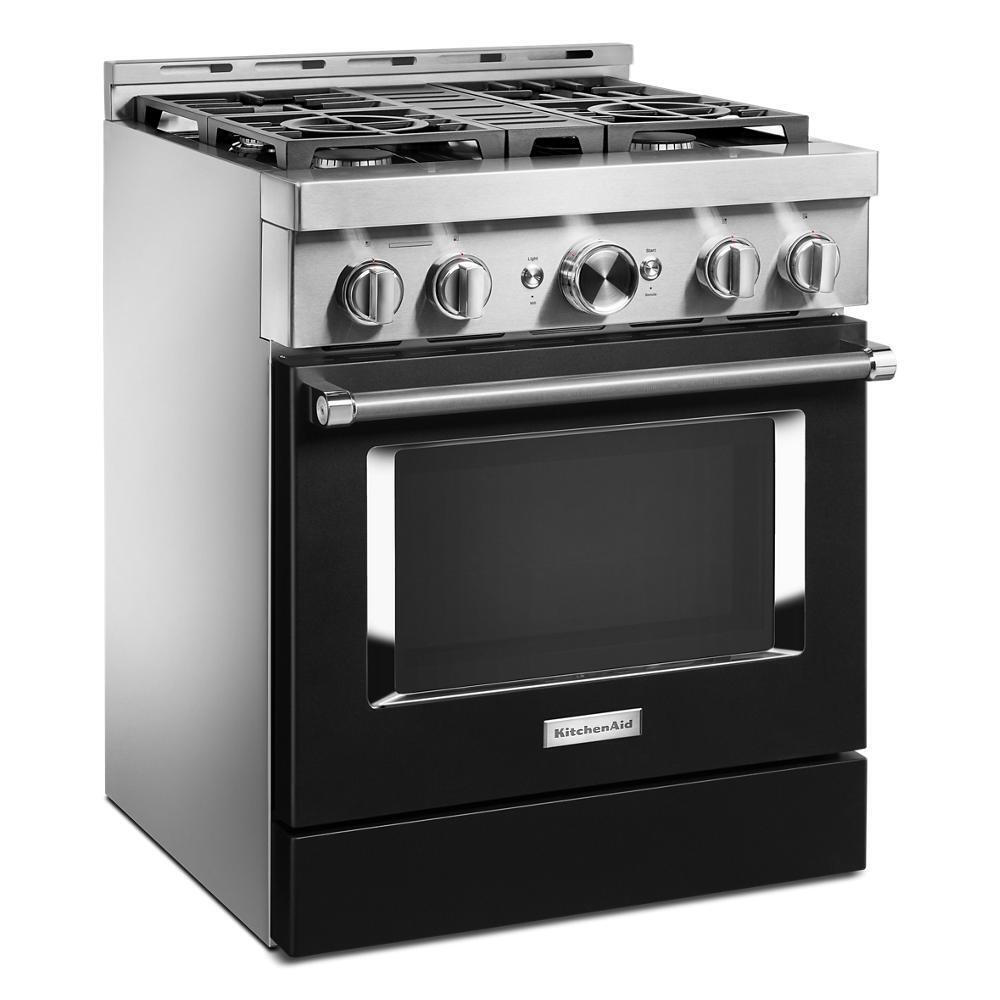 KitchenAid® 30'' Smart Commercial-Style Gas Range with 4 Burners