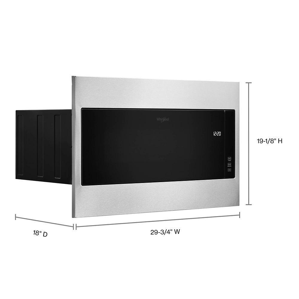 1.1 cu. ft. Built-In Microwave with Standard Trim Kit - 19-1/8" Height