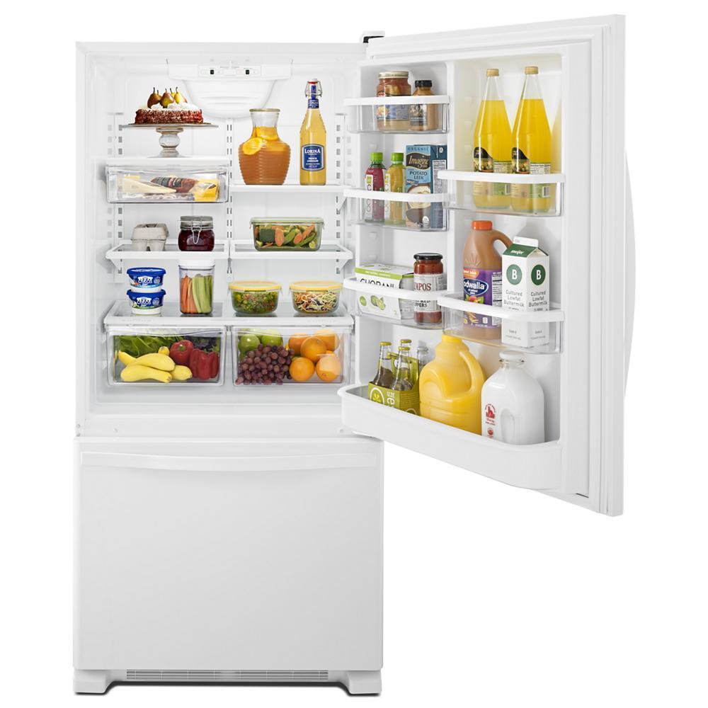 30-inches wide Bottom-Freezer Refrigerator with SpillGuard™ Glass Shelves - 18.7 cu. ft.