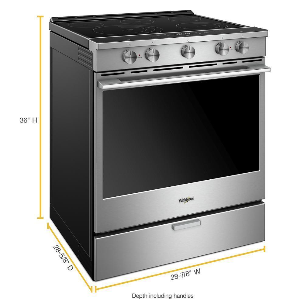 6.4 cu. ft. Smart Slide-in Electric Range with Scan-to-Cook Technology