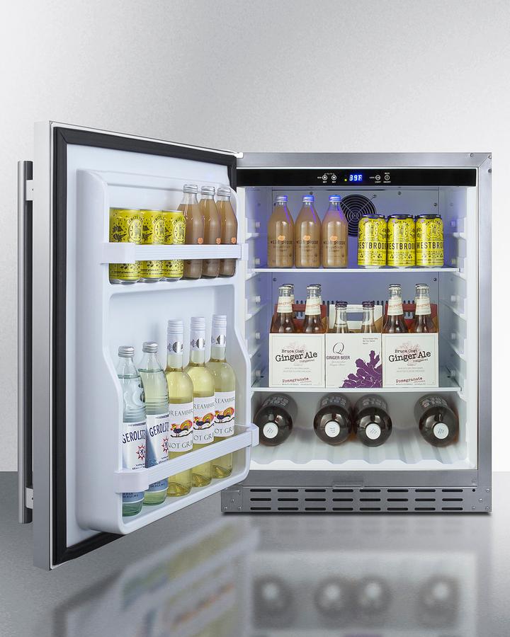 24" Built-in Outdoor Refrigerator, ADA Compliant