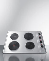 30" Wide 208/240v 4-burner Solid Disk Cooktop