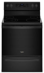 5.3 cu. ft. Freestanding Electric Range with Adjustable Self-Cleaning Black