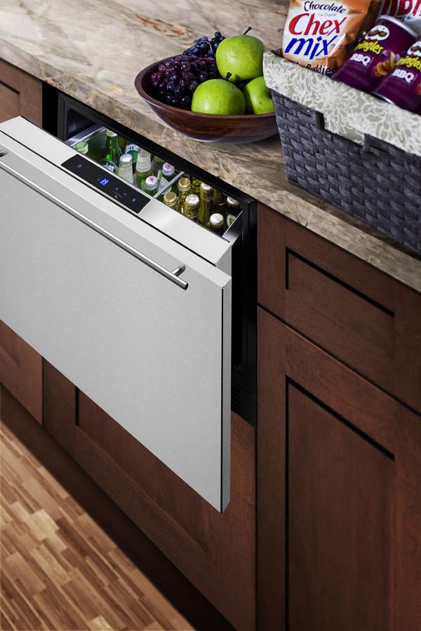 24" Wide Built-in Drawer Refrigerator