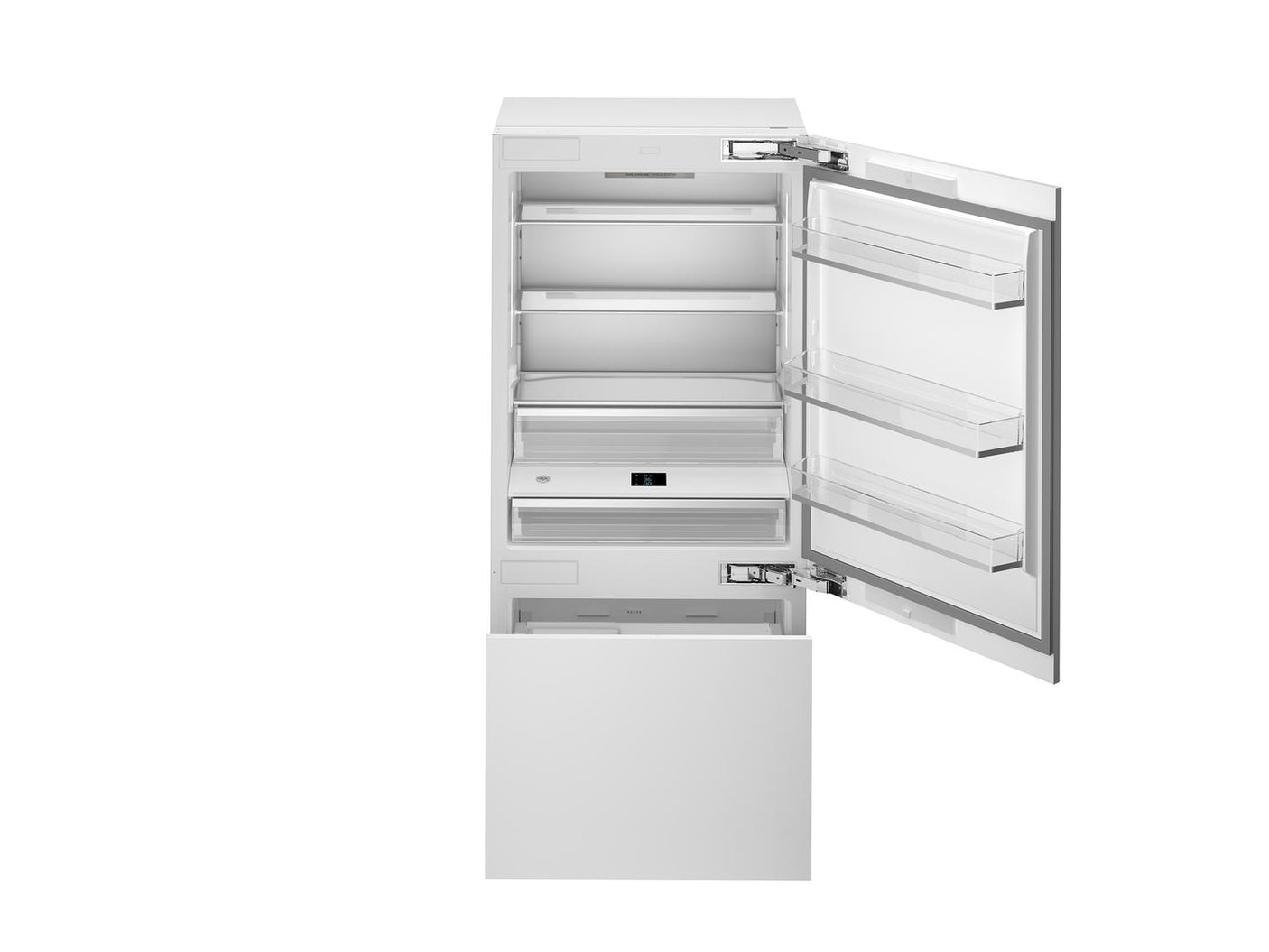 36 inch Bottom Mount Built-in Refrigerator Panel Ready with ice maker & internal water dispenser Panel Ready