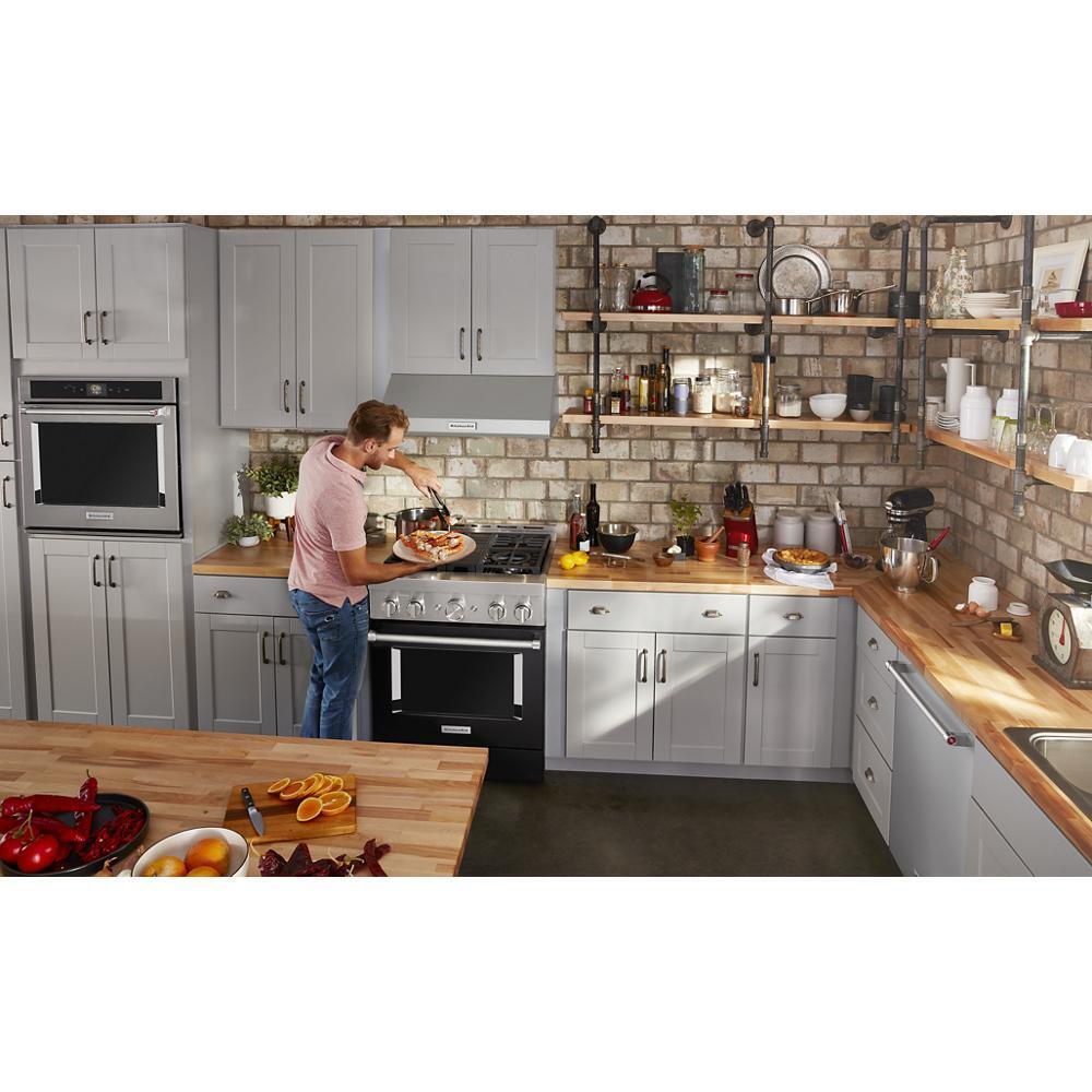 KitchenAid® 30'' Smart Commercial-Style Gas Range with 4 Burners