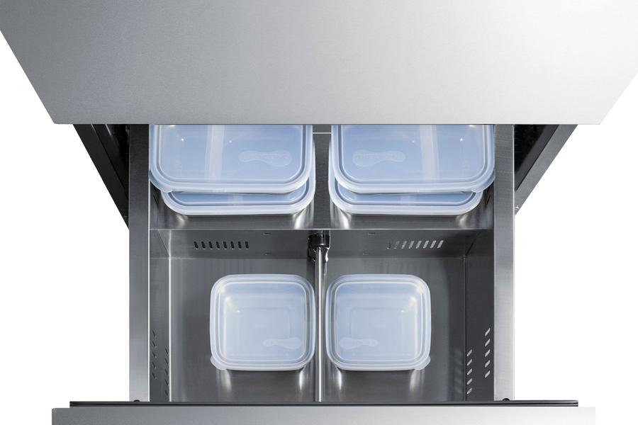 24" Wide 2-drawer All-freezer, ADA Compliant