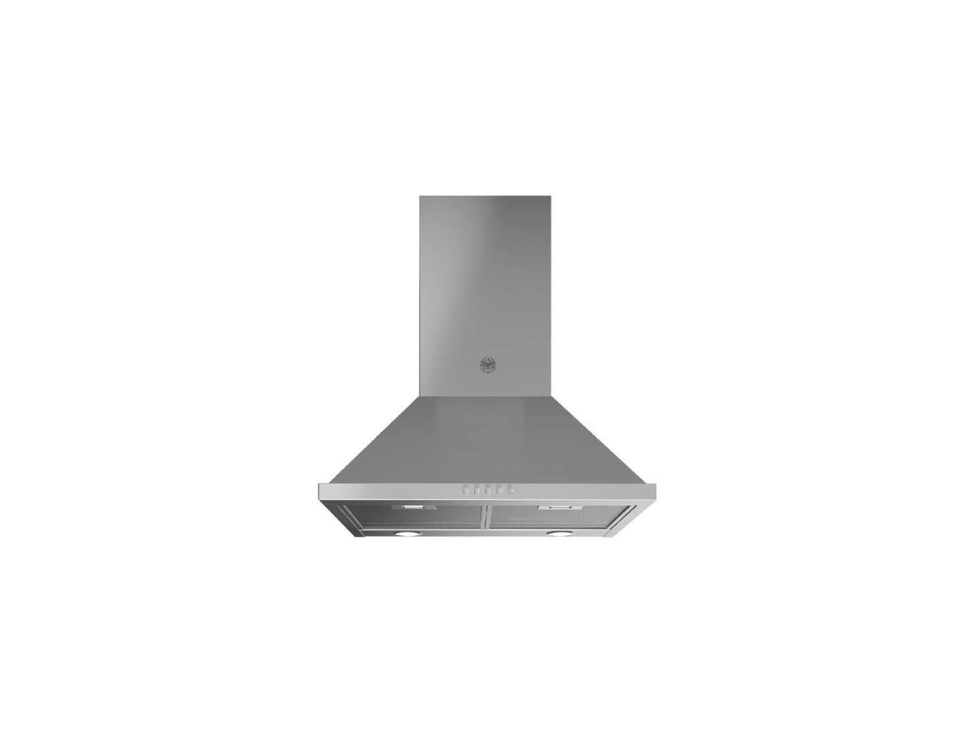 24 Chimney Hood, 1 motor, 600 CFM Stainless Steel