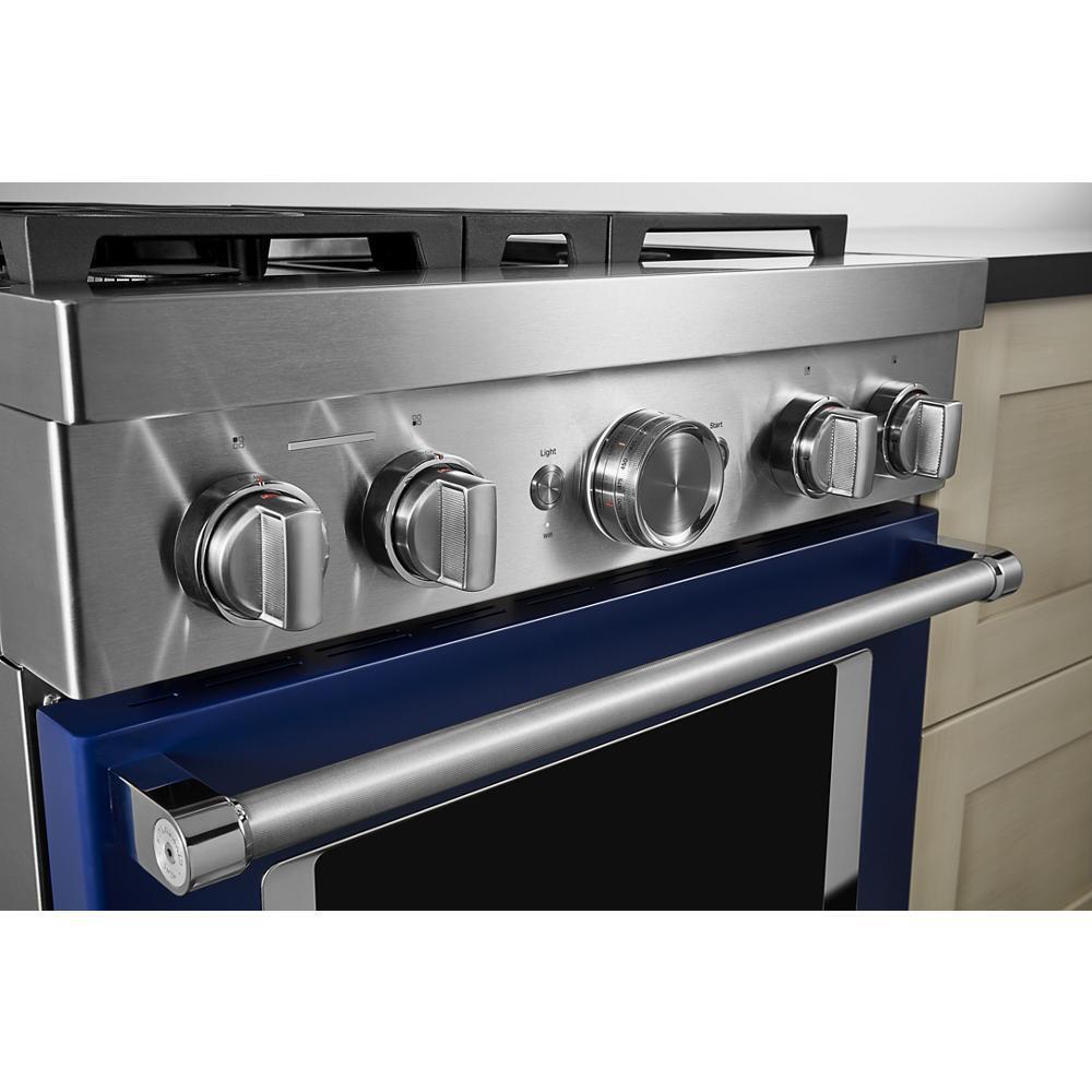 KitchenAid® 30'' Smart Commercial-Style Dual Fuel Range with 4 Burners