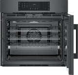 800 Series Single Wall Oven 30" Right SideOpening Door, Black Stainless Steel