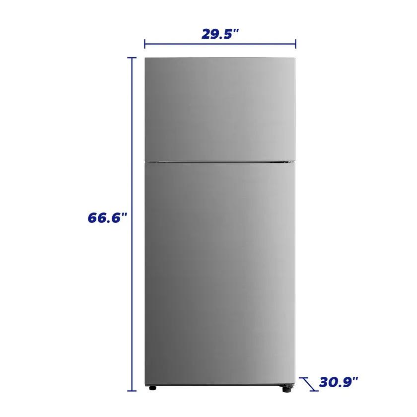 Element 18.0 cu. ft. Top Freezer Refrigerator - Stainless Steel