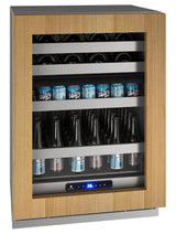 Hbd524 24" Dual-zone Beverage Center With Integrated Frame Finish and Field Reversible Door Swing (115 V/60 Hz)