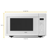 1.6 cu. ft. Countertop Microwave with 1,200-Watt Cooking Power