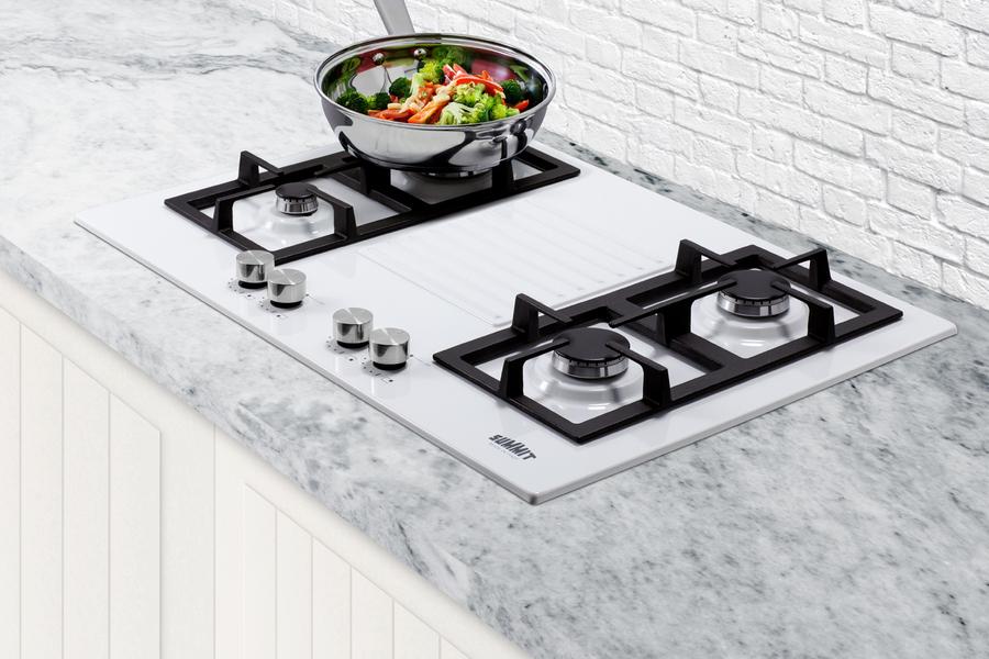 30" Wide 4-burner Gas Cooktop