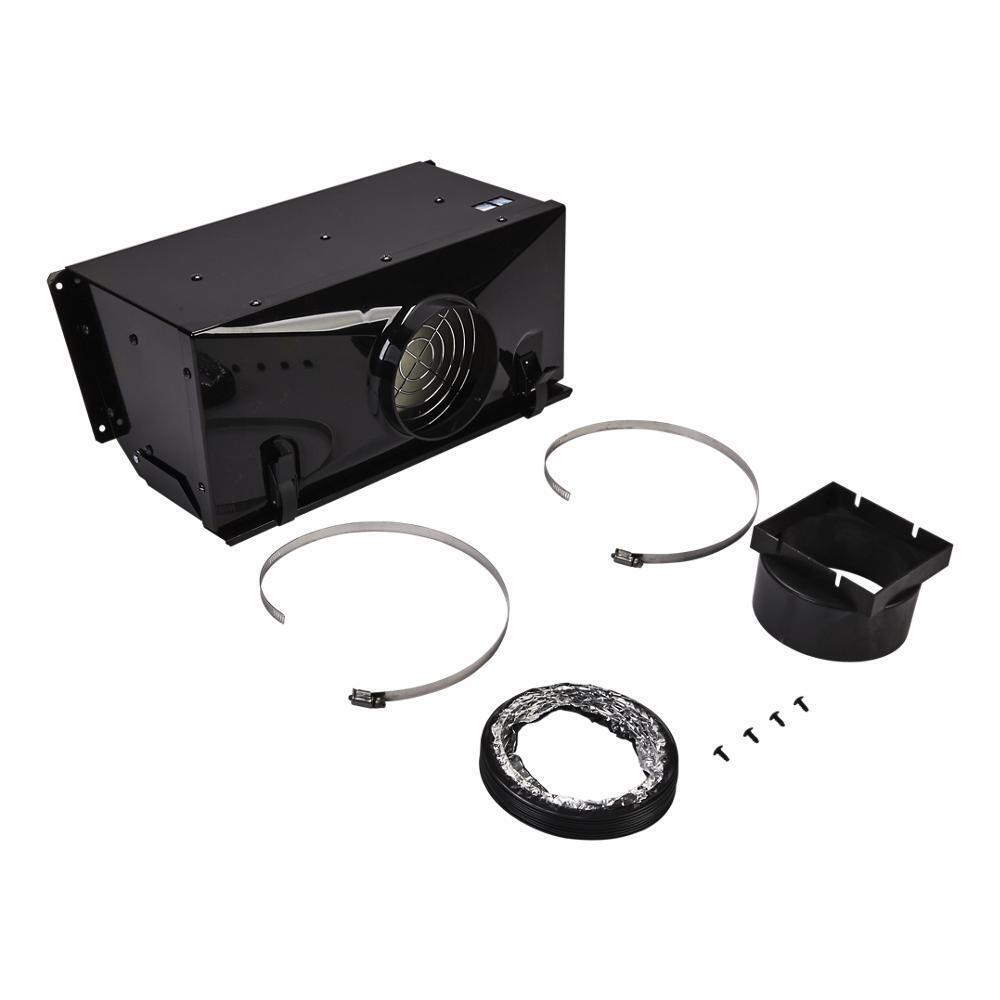 Ductless Downdraft Vent Kit, Black