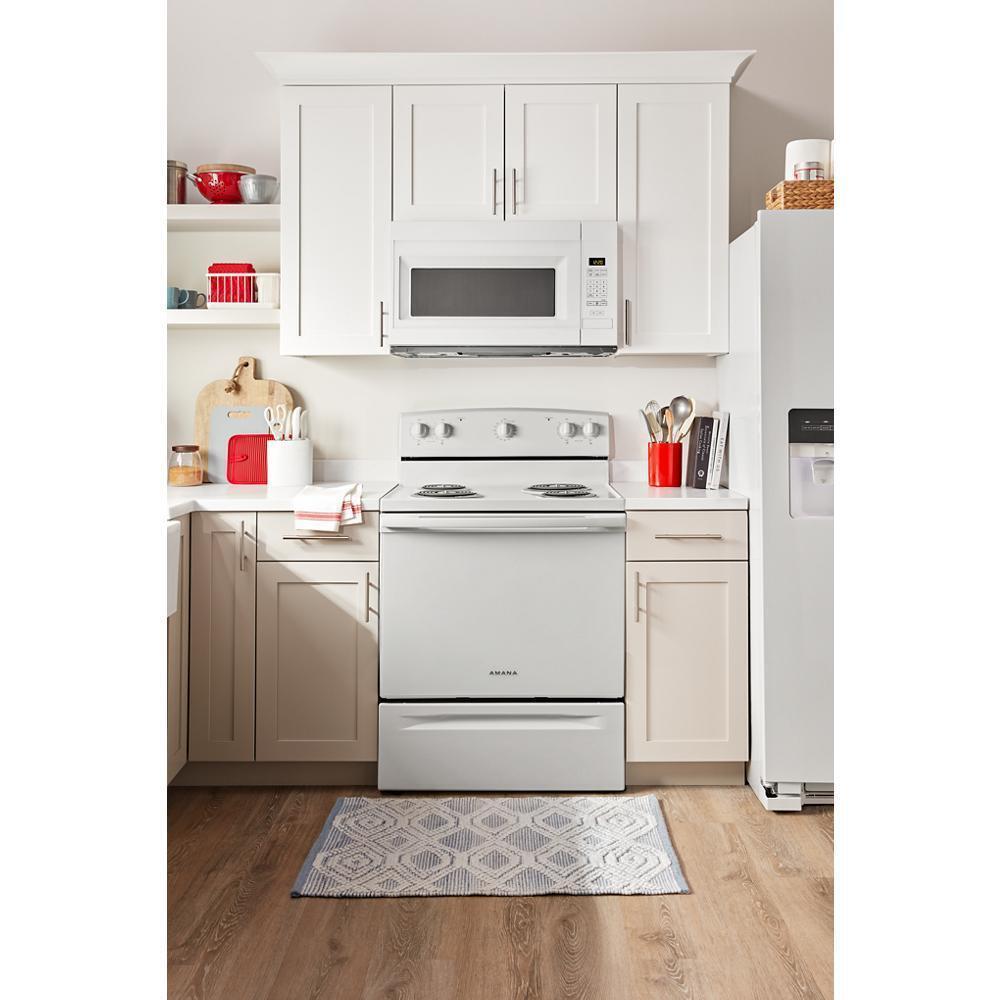 Amana® 30-inch Electric Range with Easy-Clean Glass Door