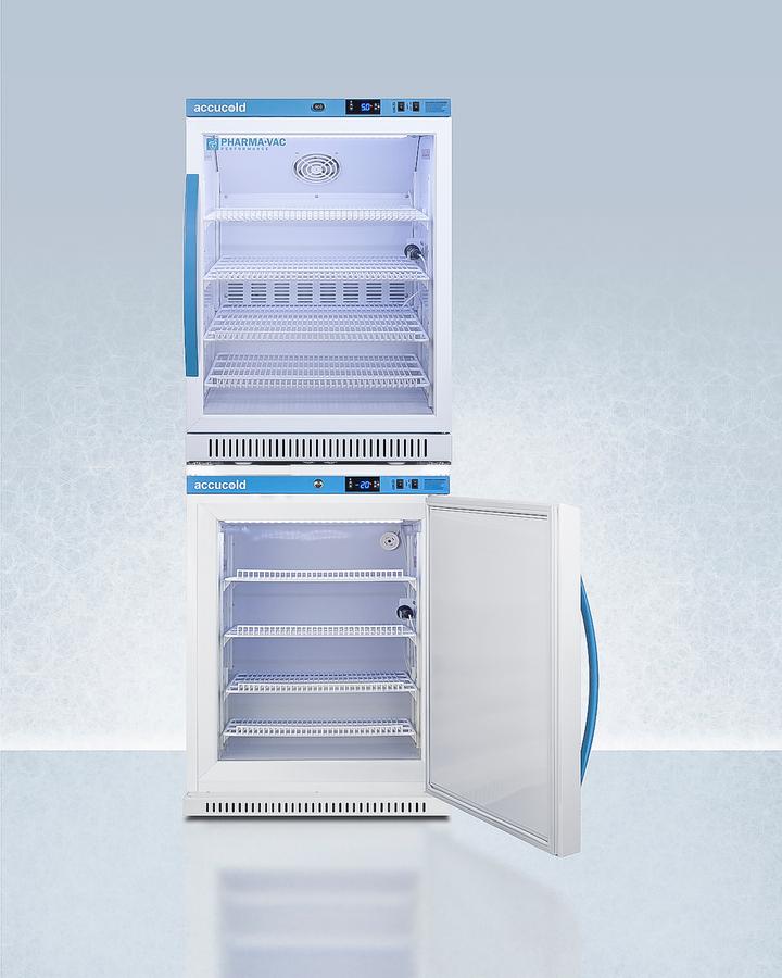 24" Wide Performance Series All-refrigerator/all-freezer Combination