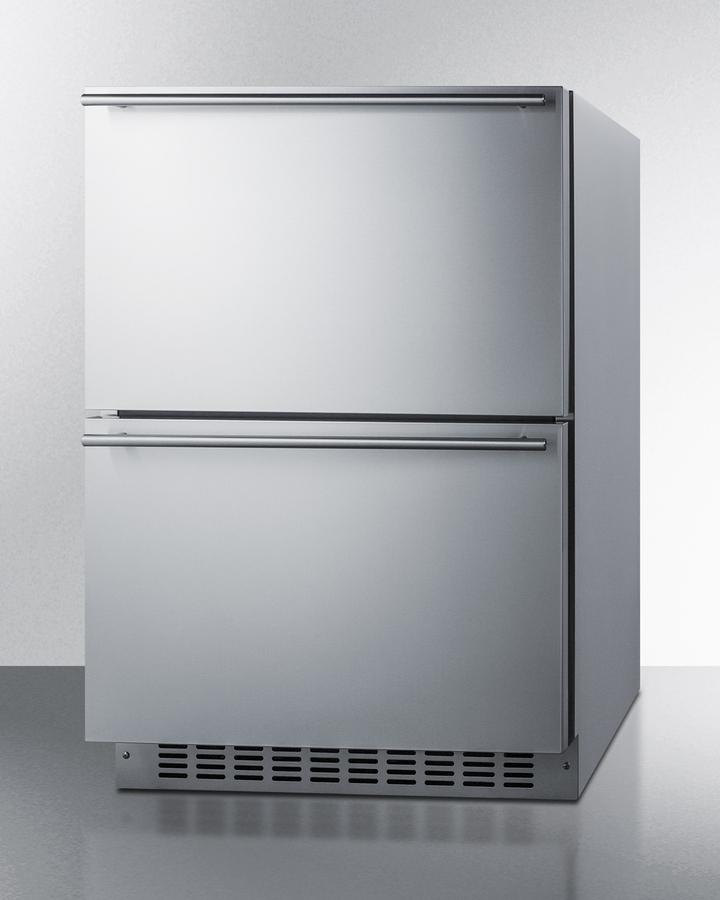 24" Wide 2-drawer Refrigerator-freezer