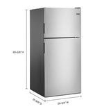 30-Inch Wide Top Freezer Refrigerator with PowerCold® Feature- 18 Cu. Ft.