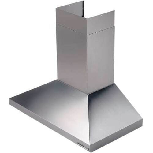 DISCONTINUED-Broan® 30-Inch Convertible Wall-Mount Chimney Range Hood w/ Heat Sentry™, 450 CFM, Stainless Steel