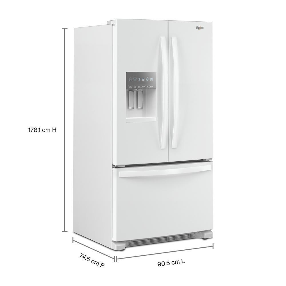 36-Inch Wide French Door Bottom Mount Refrigerator - 25 cu. ft.