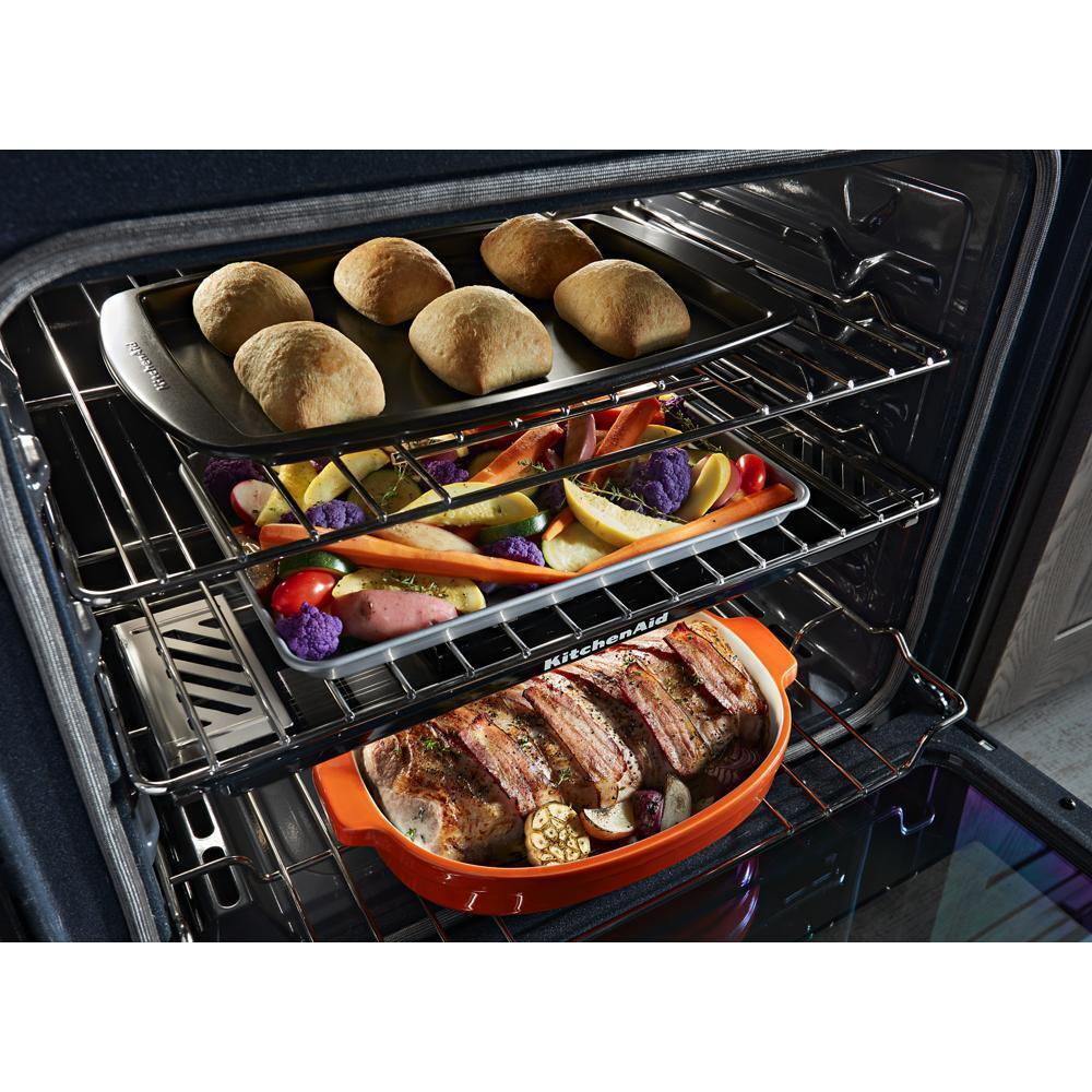 30-Inch 5-Burner Gas Slide-In Convection Range