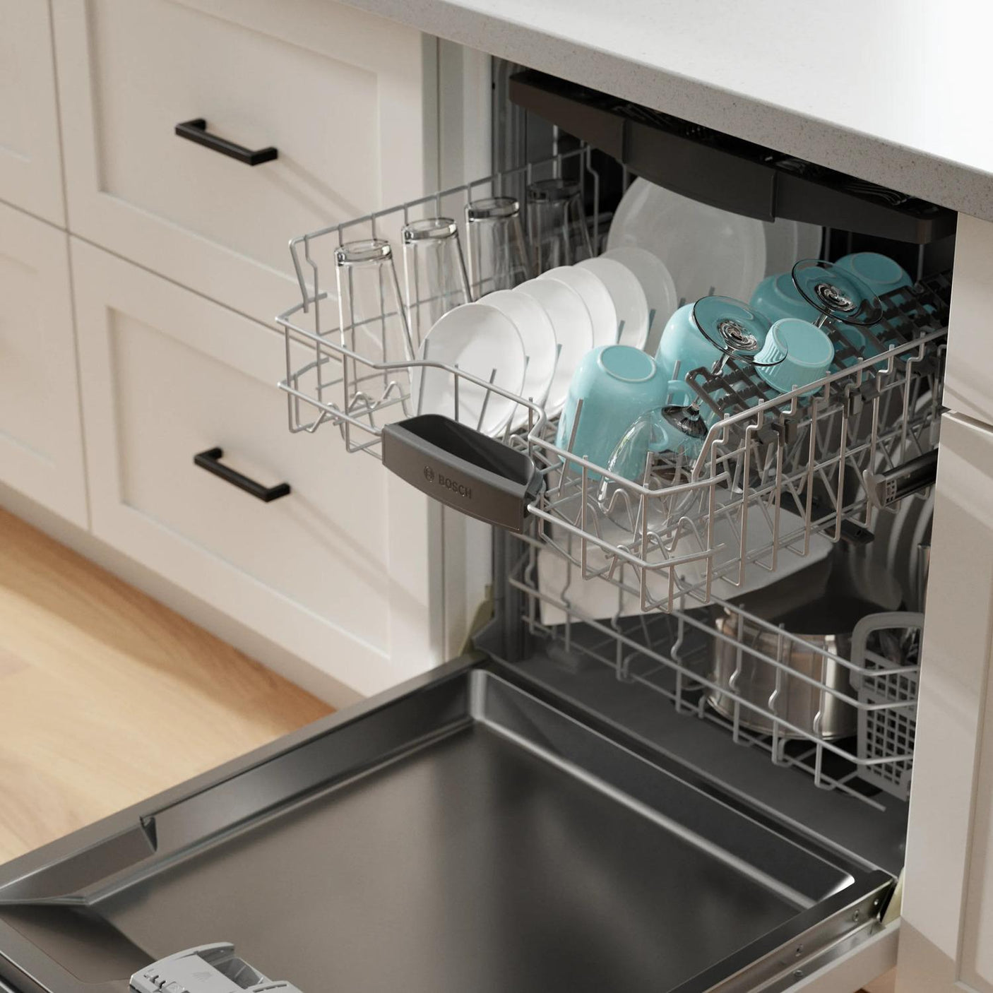 100 Premium Dishwasher 24" White