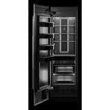 24" Built-In Column Freezer with NOIR™ Panel Kit, Left Swing