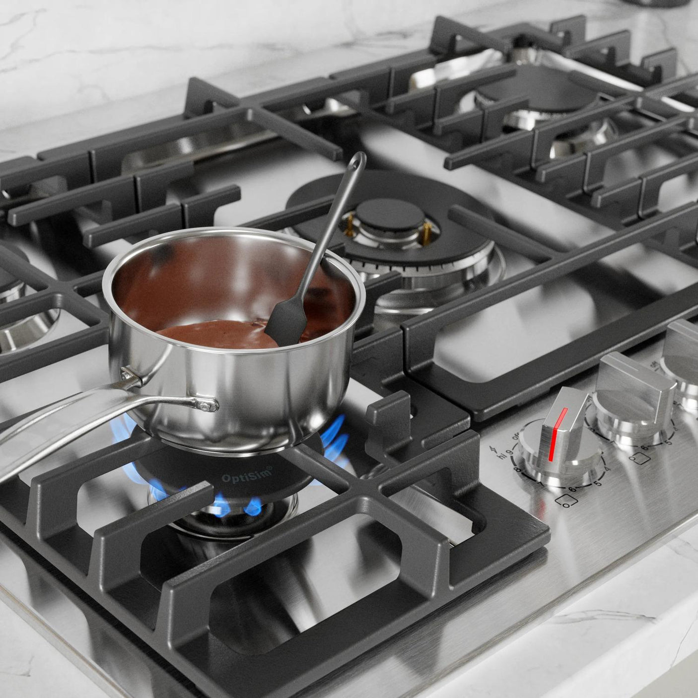 800 Series Gas Cooktop 30" Stainless steel