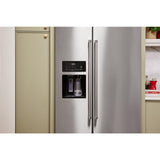 24.8 cu ft. Side-by-Side Refrigerator with Exterior Ice and Water and PrintShield™ finish