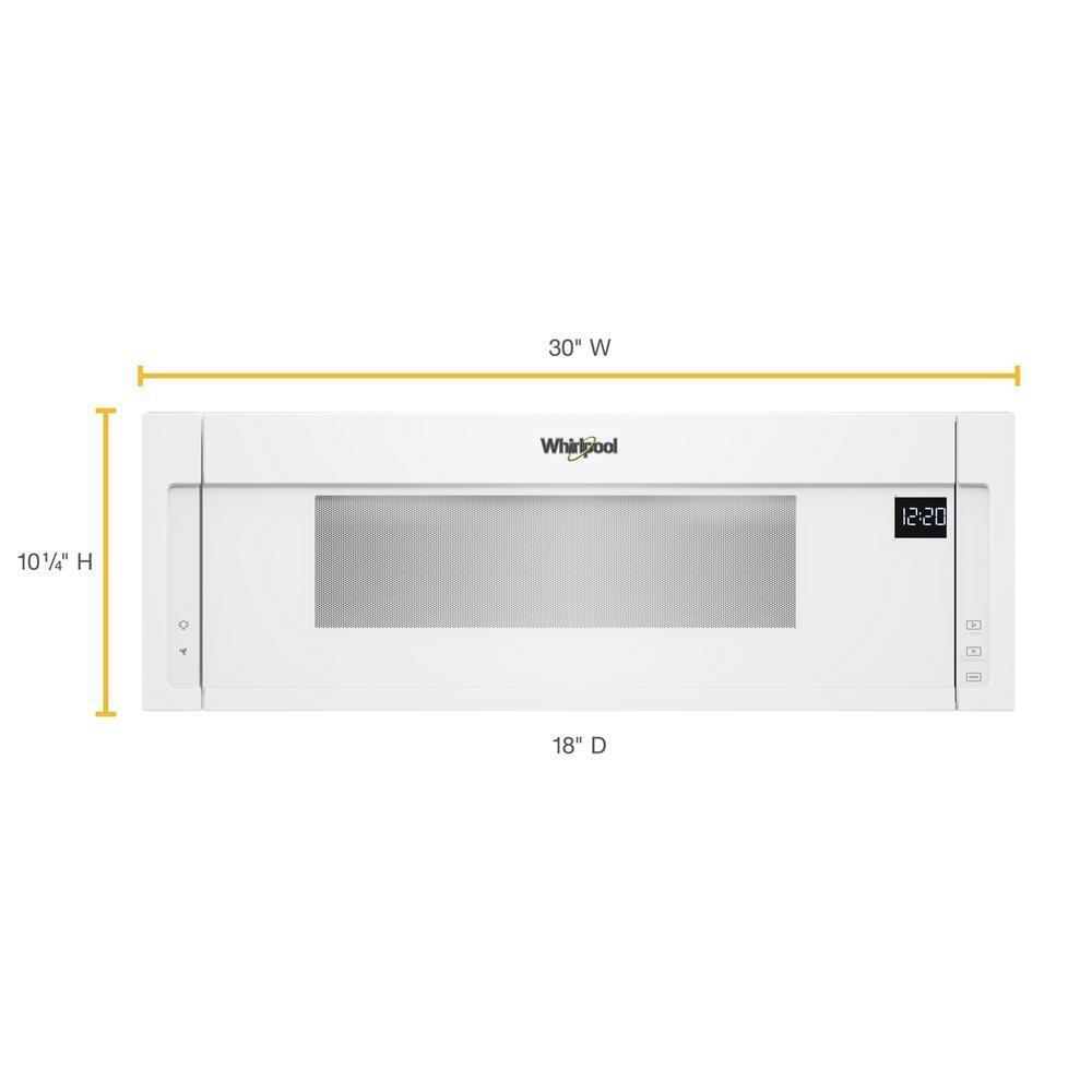 1.1 cu. ft. Low Profile Microwave Hood Combination